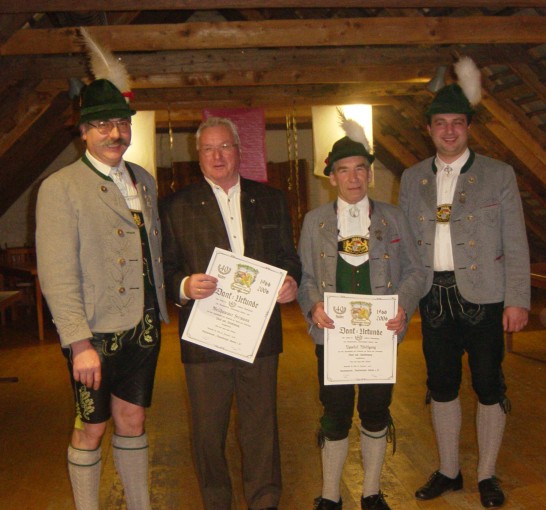 40 Jahre treue Vereinsmitglieder