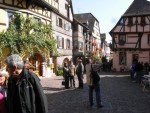 In der Fu&szlig;g&auml;ngerzone von Riquewihr